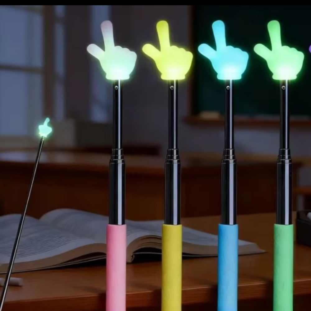 Glow-in-the-Dark Hand Pointer Is Fun & Functional - 8” to 27” Choose One NWOT